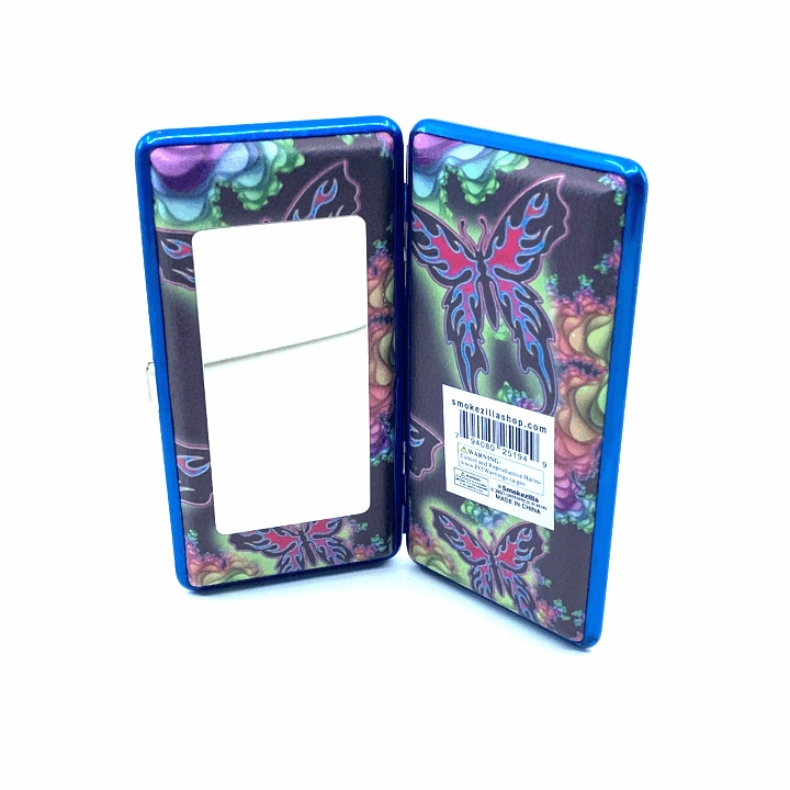 100s Cigarette Case with Mirror - 8 Pieces Per Retail Ready Display 25194