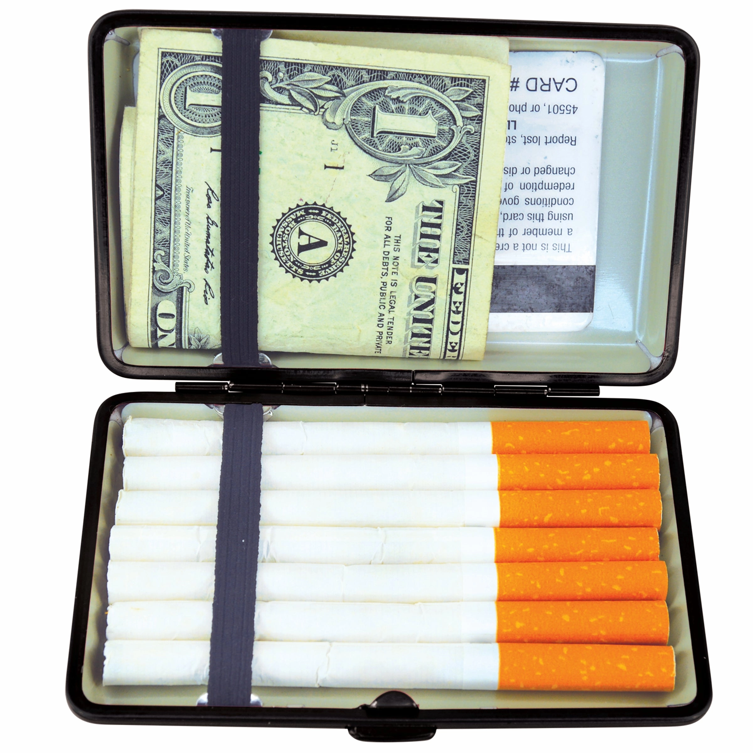 100s Cigarette Case with Mirror - 8 Pieces Per Retail Ready Display 25194