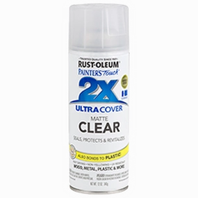 12 OZ Painter's Touch 2X Ultra Cover Clear Spray - Matte Clear