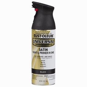 12 OZ Universal Satin Spray Paint - Black
