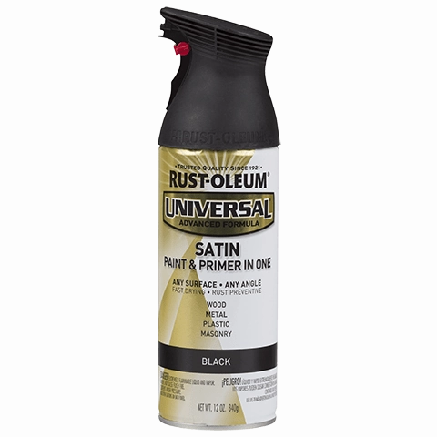 12 OZ Universal Satin Spray Paint - Black