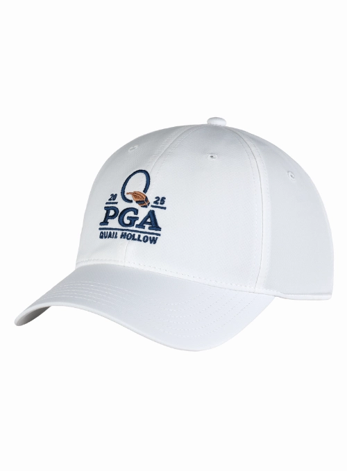 2025 PGA Championship White AeroSphere Tech Cap