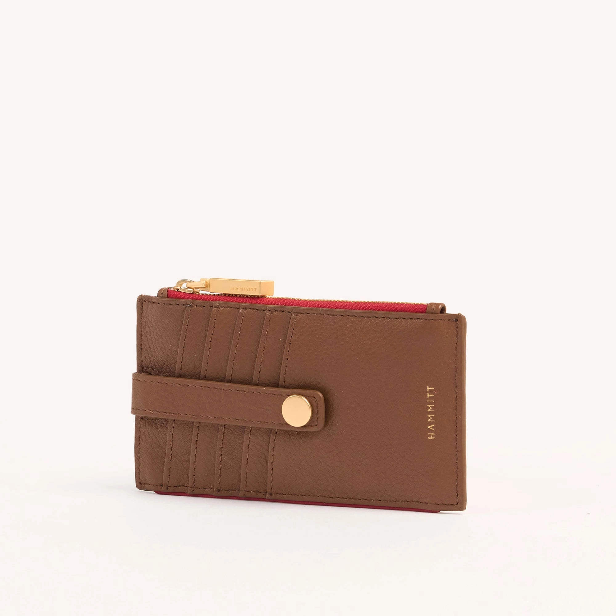 210 West | Mahogany Pebble/Brushed Gold Red Zip
