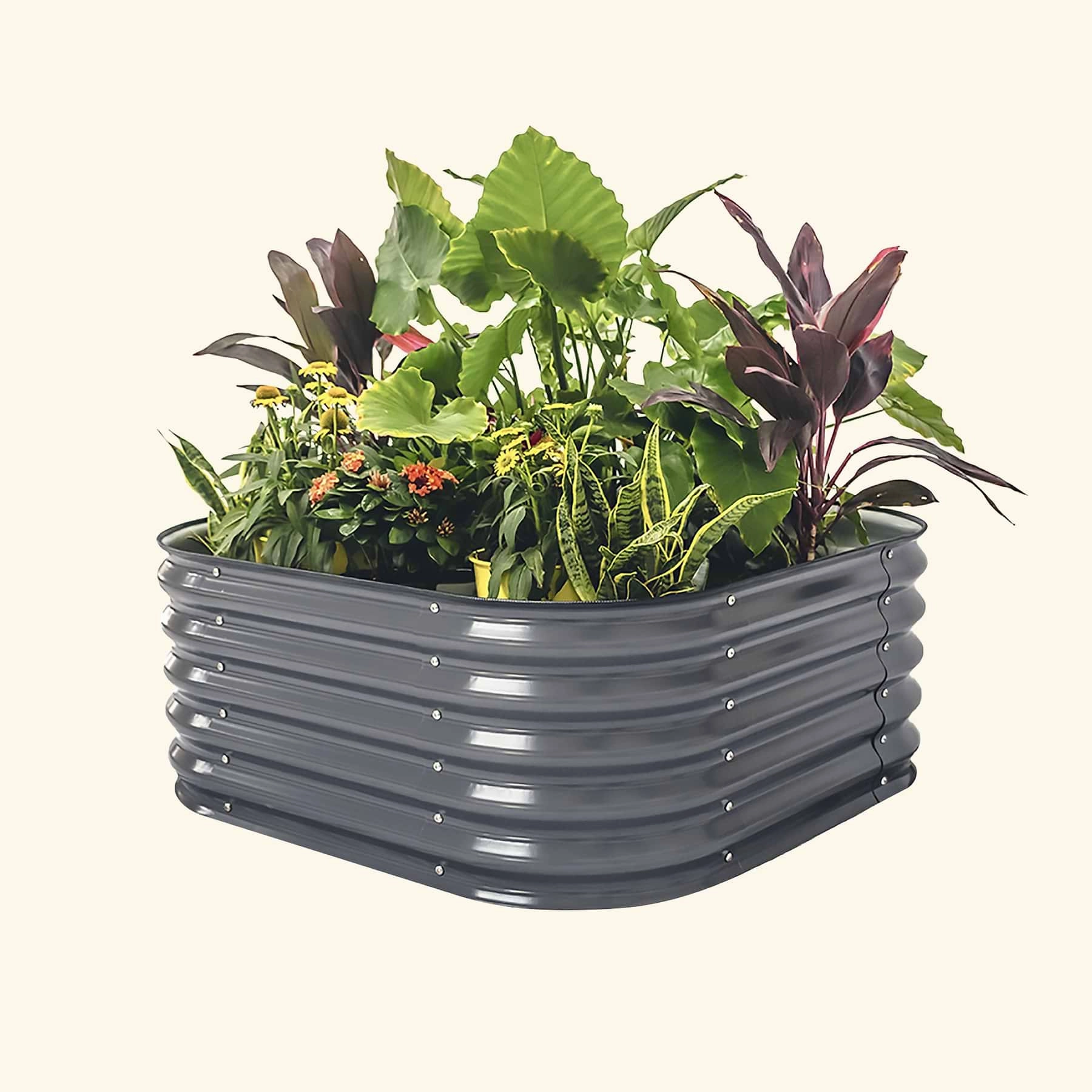 4 In 1 Modular Metal 17in Raised Bed
