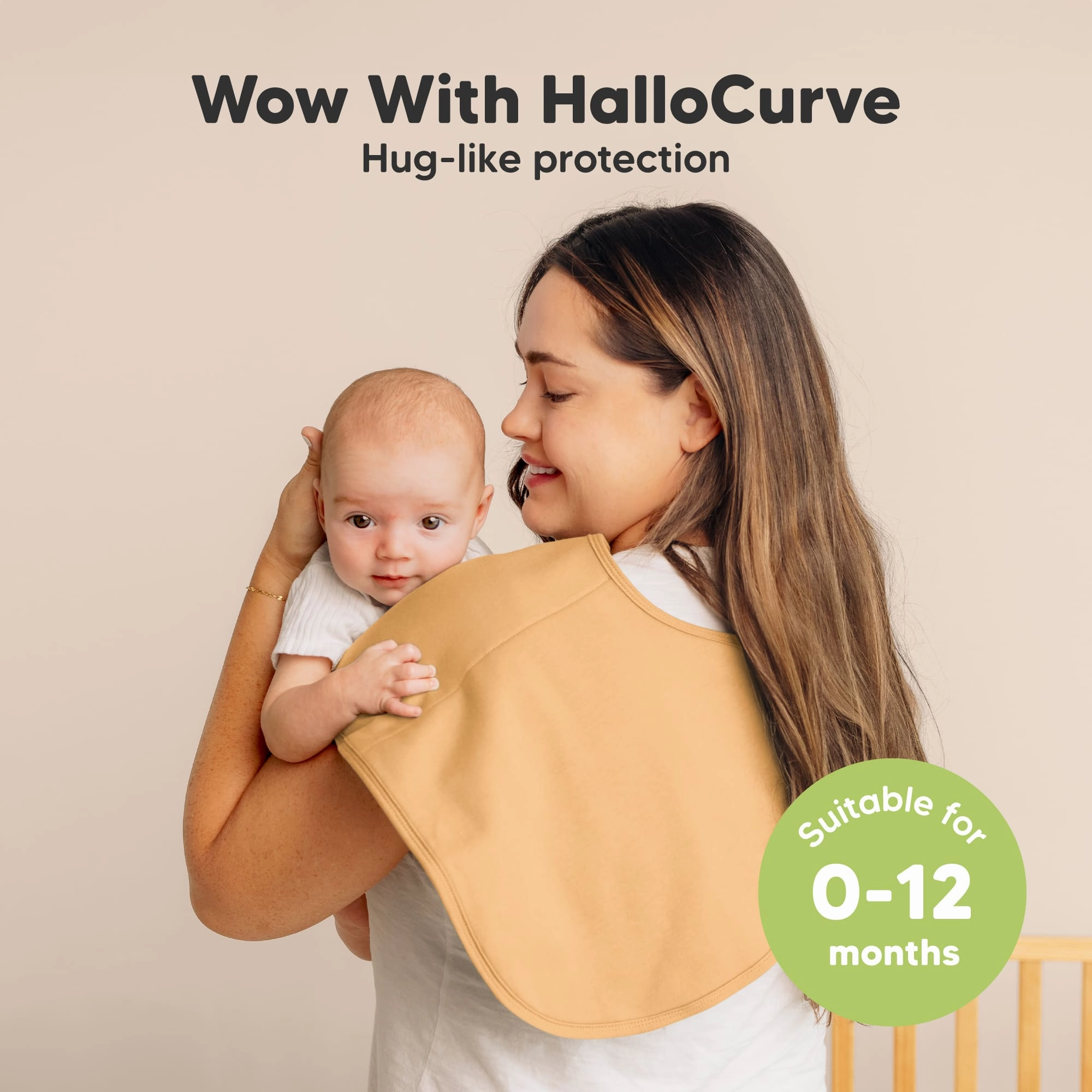 4-Pack Hallo Burp Cloths (Phase)