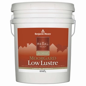 5 GAL MOORGARD Regal Select Exterior Paint - Tintable Low Lustre