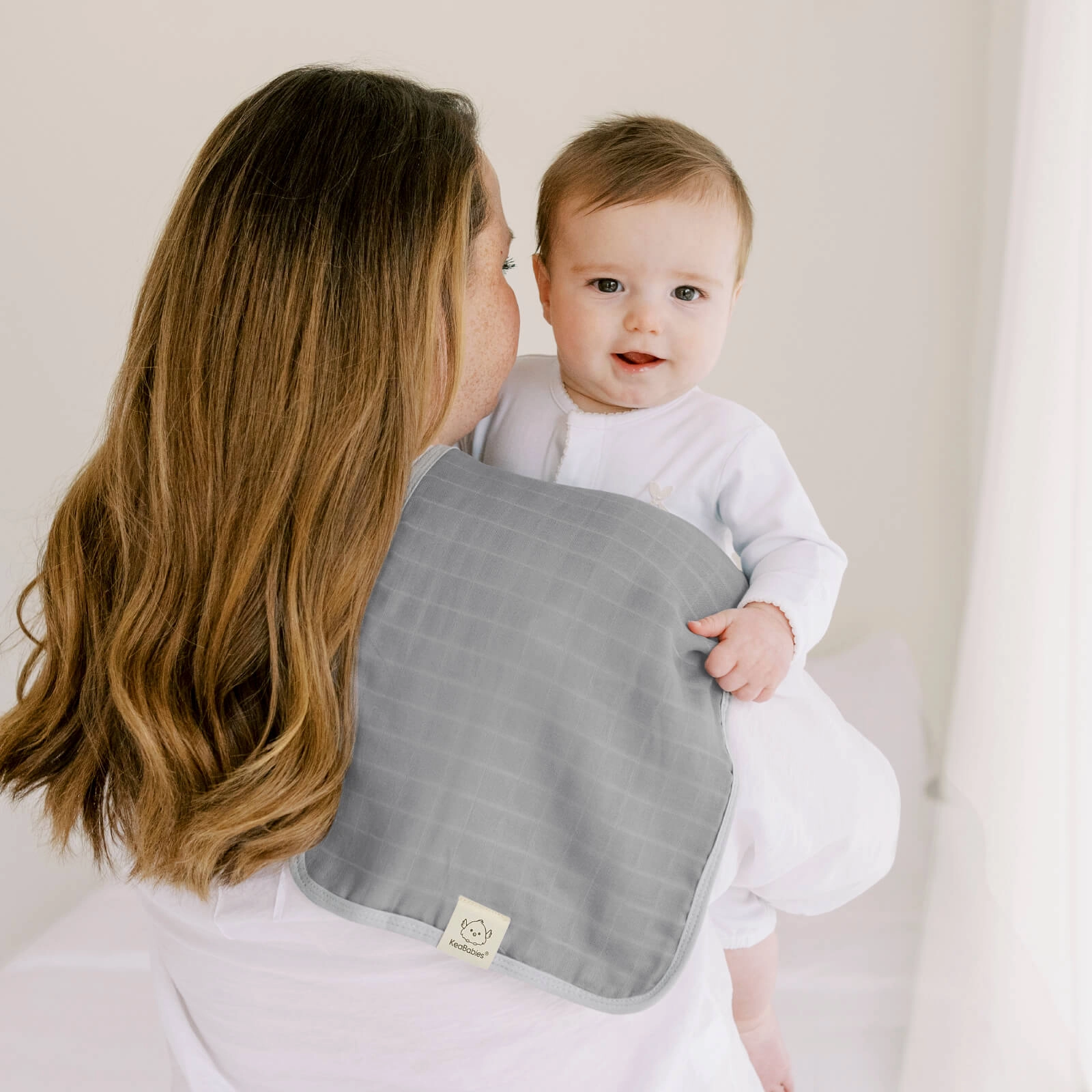 5-Pack Lumi Muslin Burp Cloths
