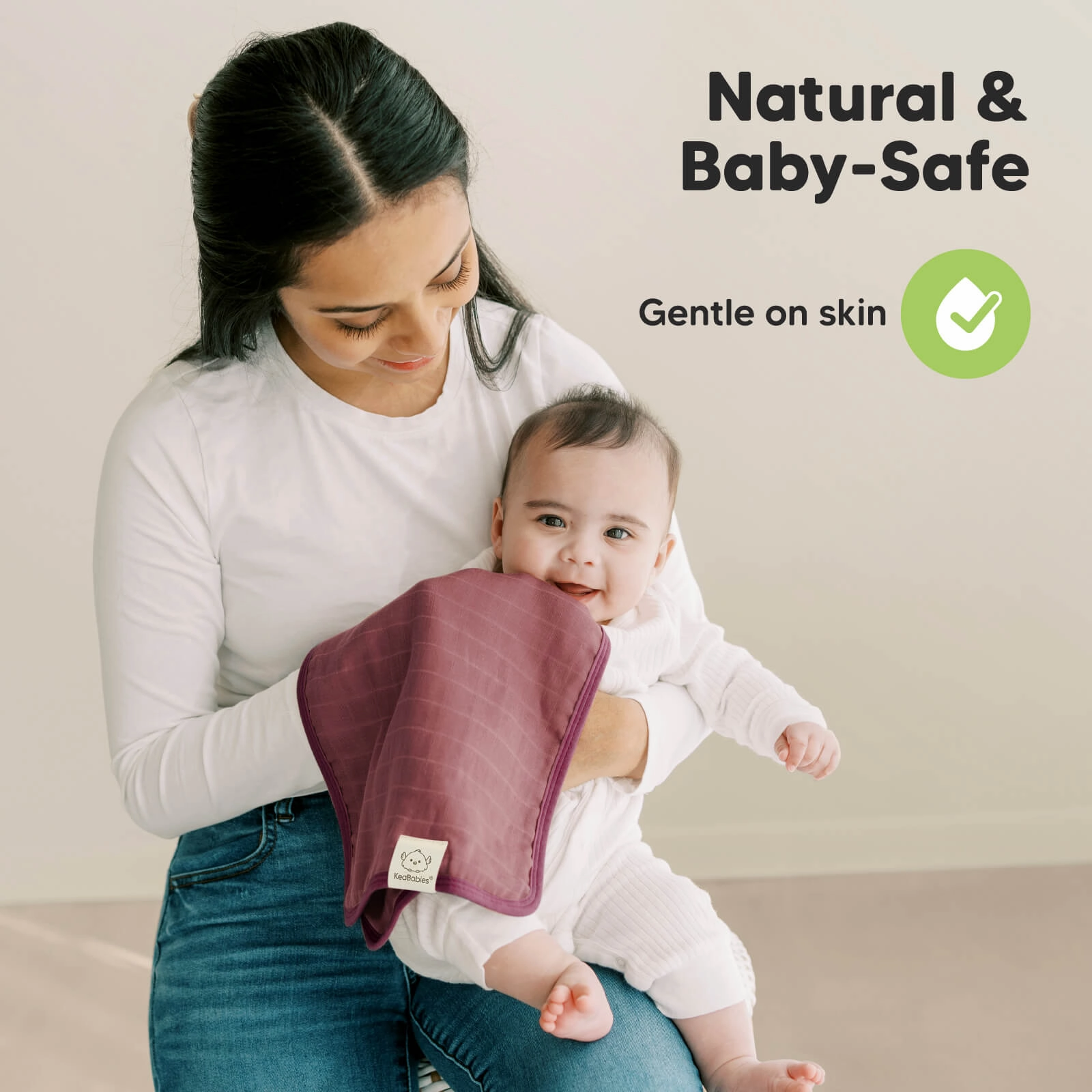 5-Pack Lumi Muslin Burp Cloths