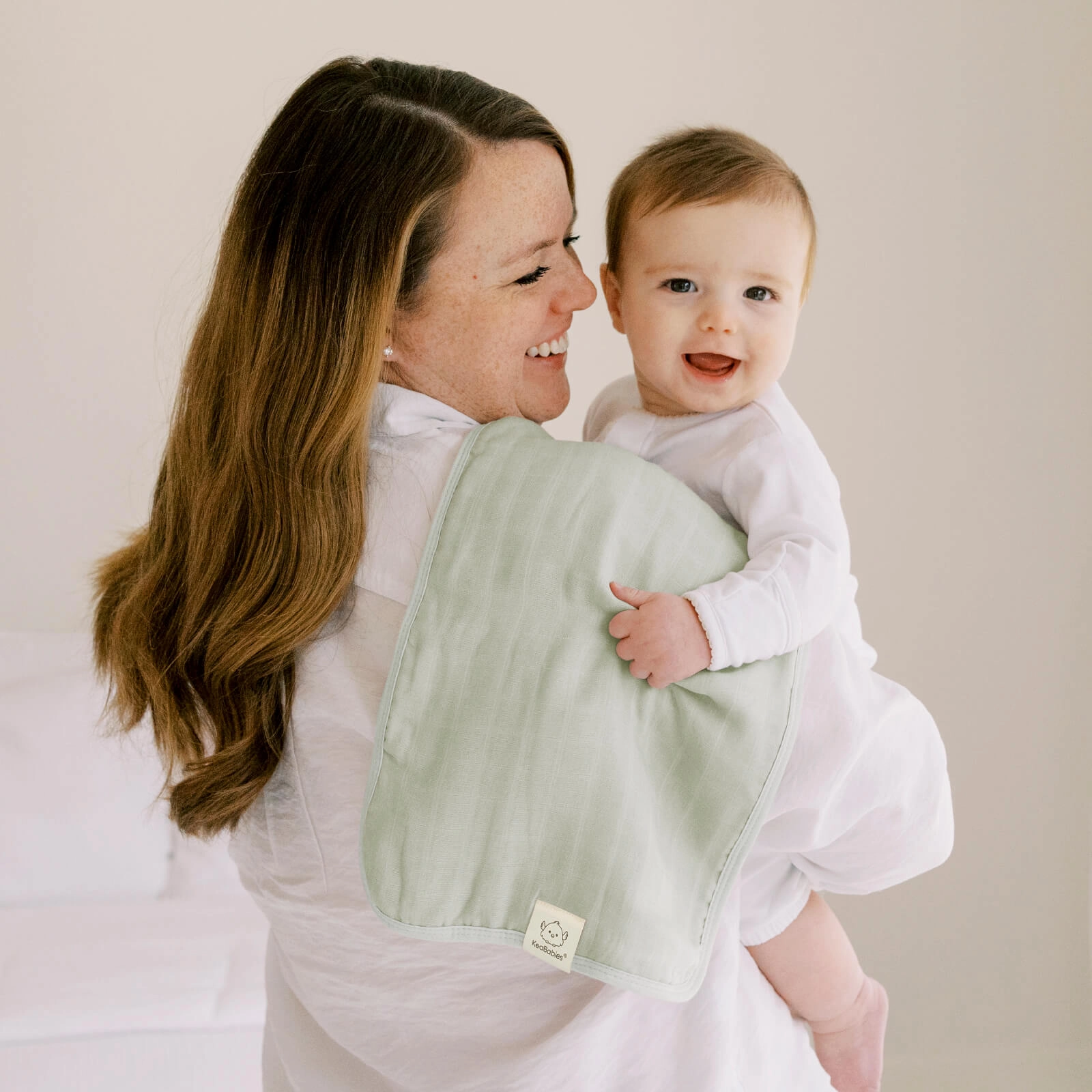 5-Pack Lumi Muslin Burp Cloths (Spice)