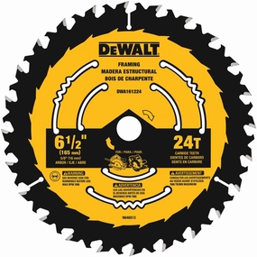 6-1/2 IN. X 5/8 IN. 24-Tooth Tungsten Carbide Circular Saw Blade