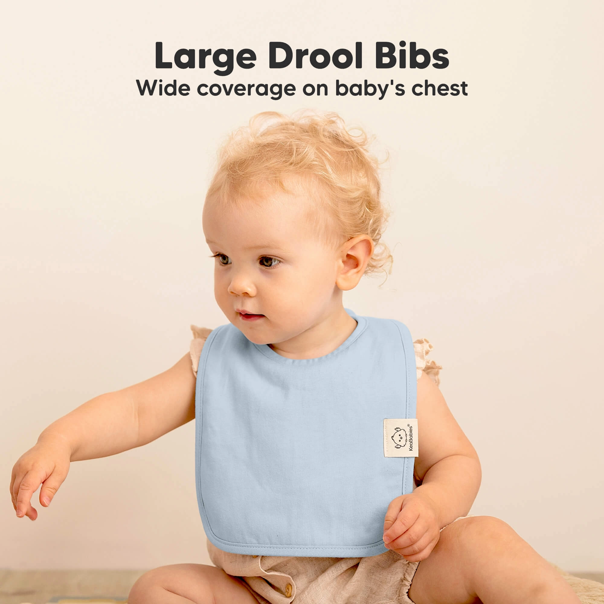 8-Pack Coast Drool Bibs (Dew)