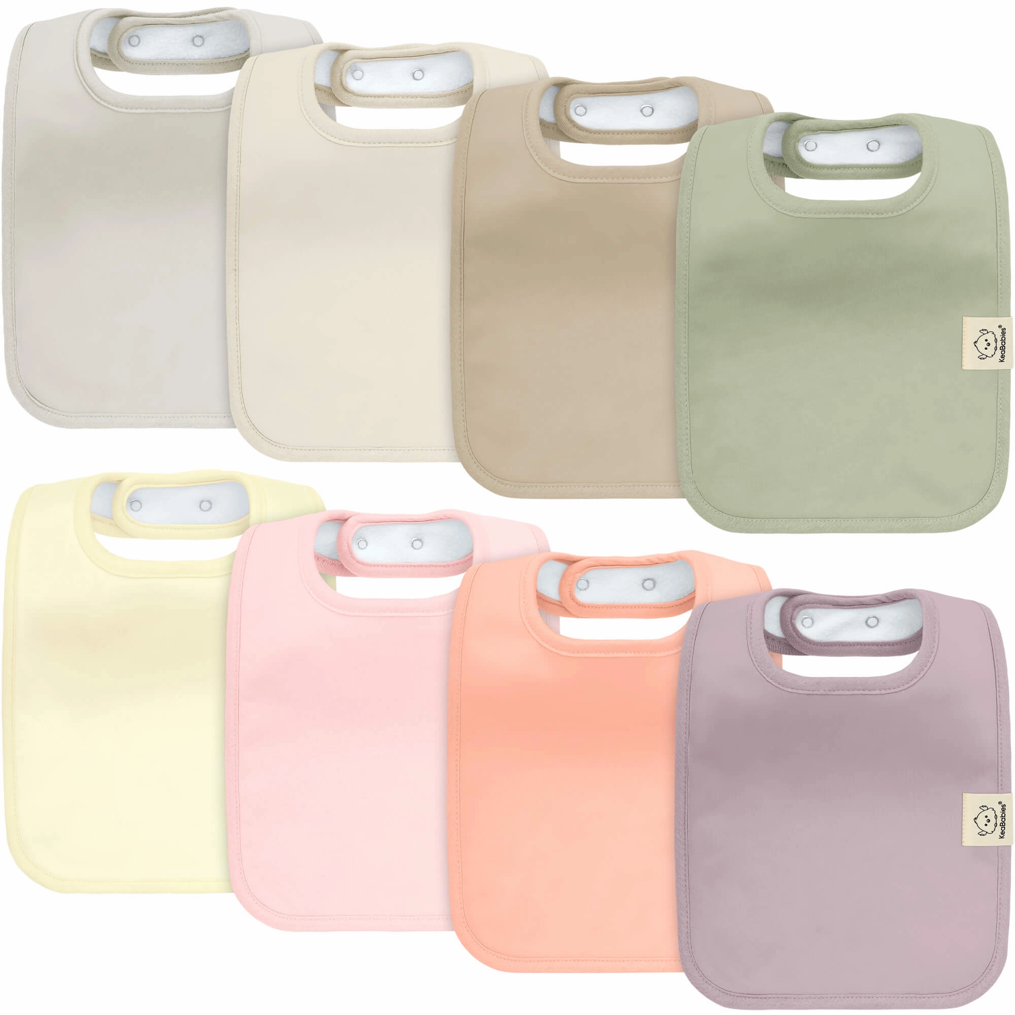 8-Pack Coast Drool Bibs (Embrace)