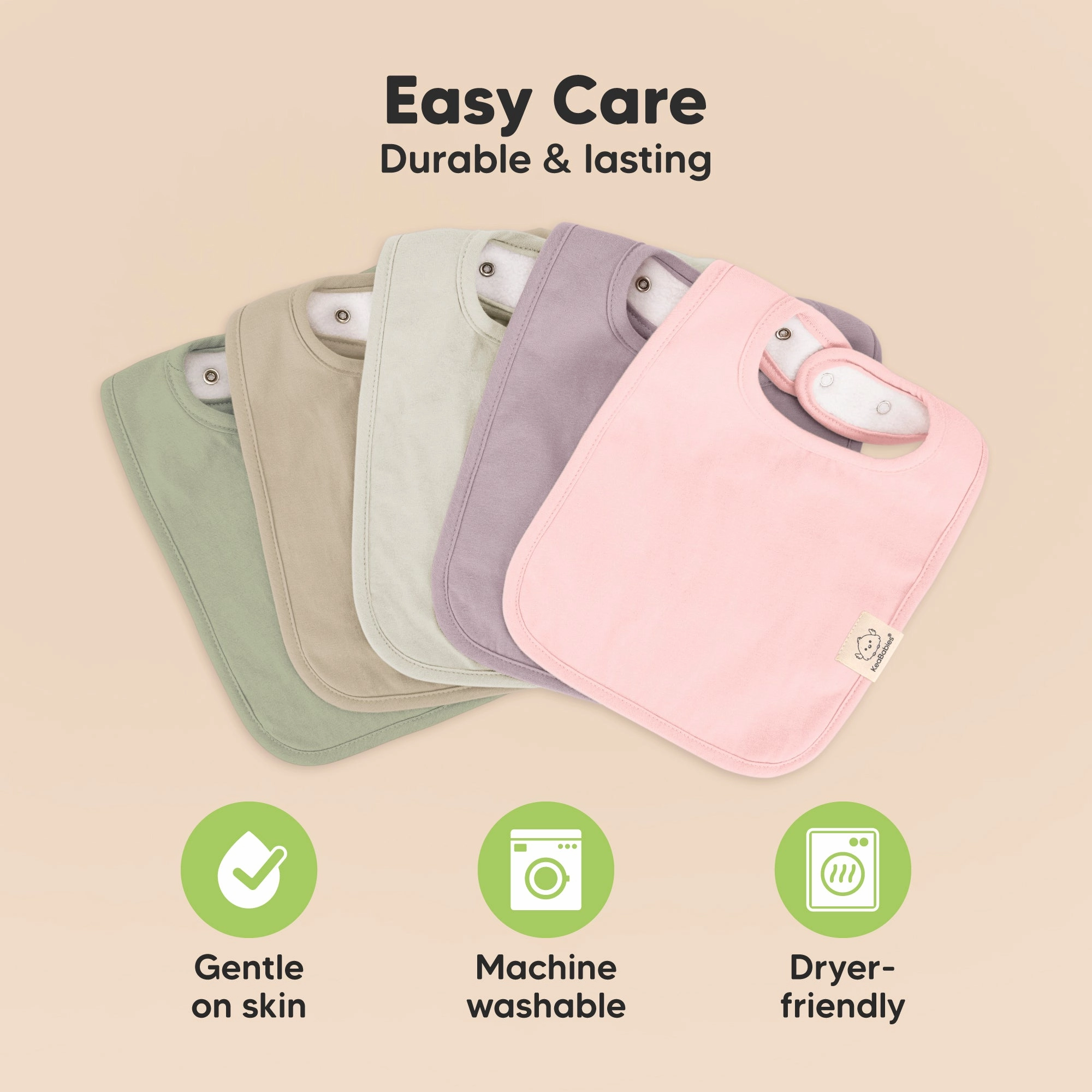 8-Pack Coast Drool Bibs (Embrace)