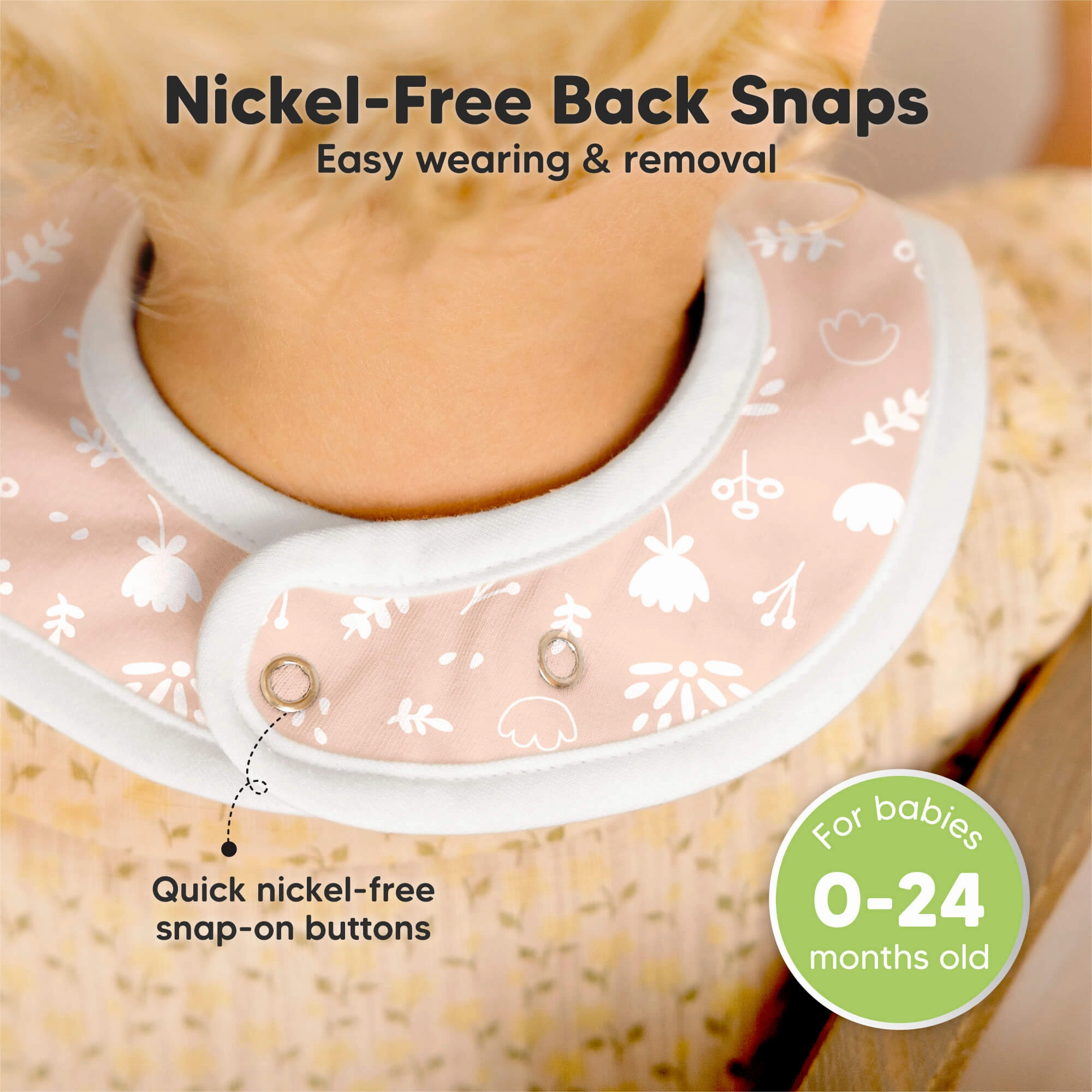 8-Pack Coast Drool Bibs (Fleur)