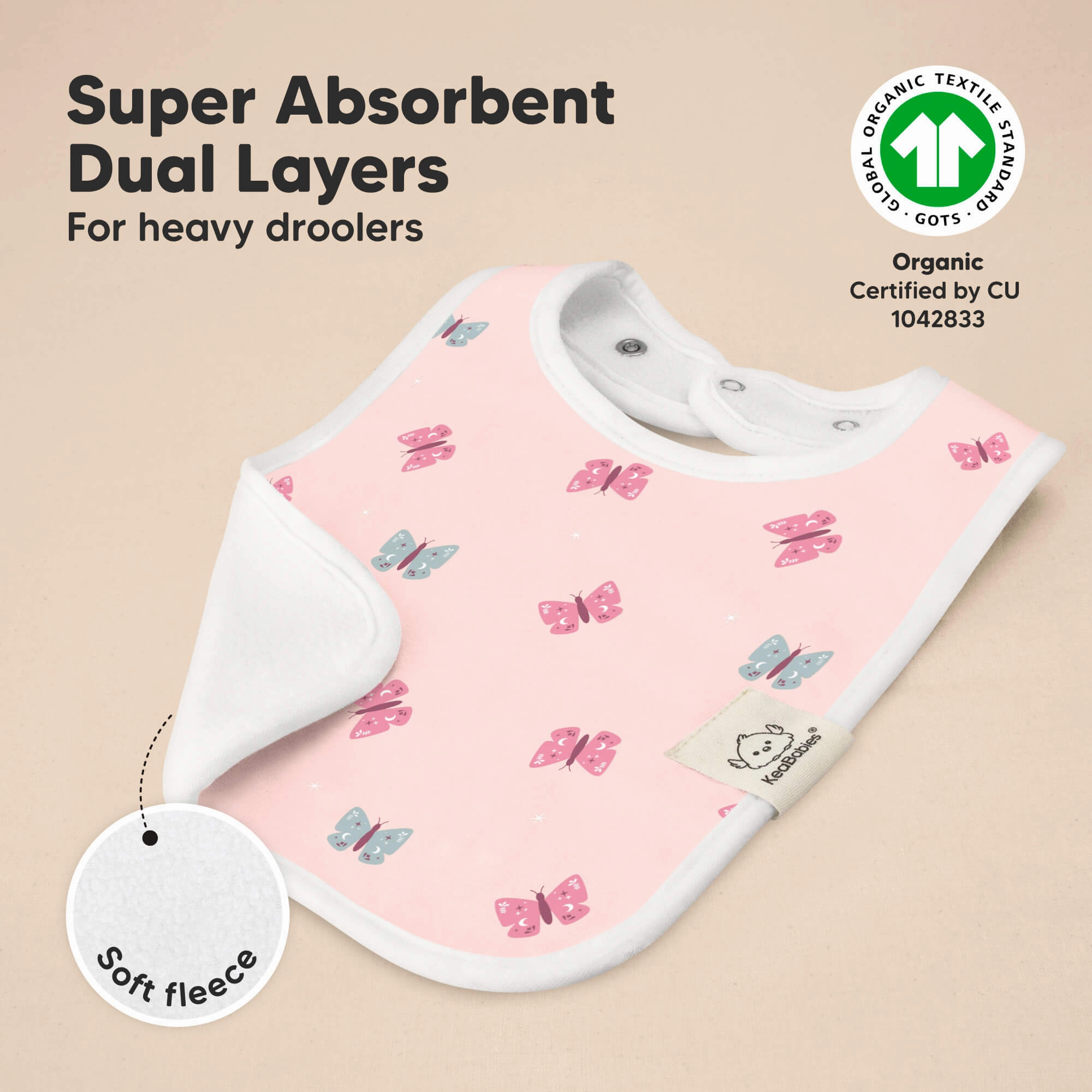 8-Pack Coast Drool Bibs (Lunaris)