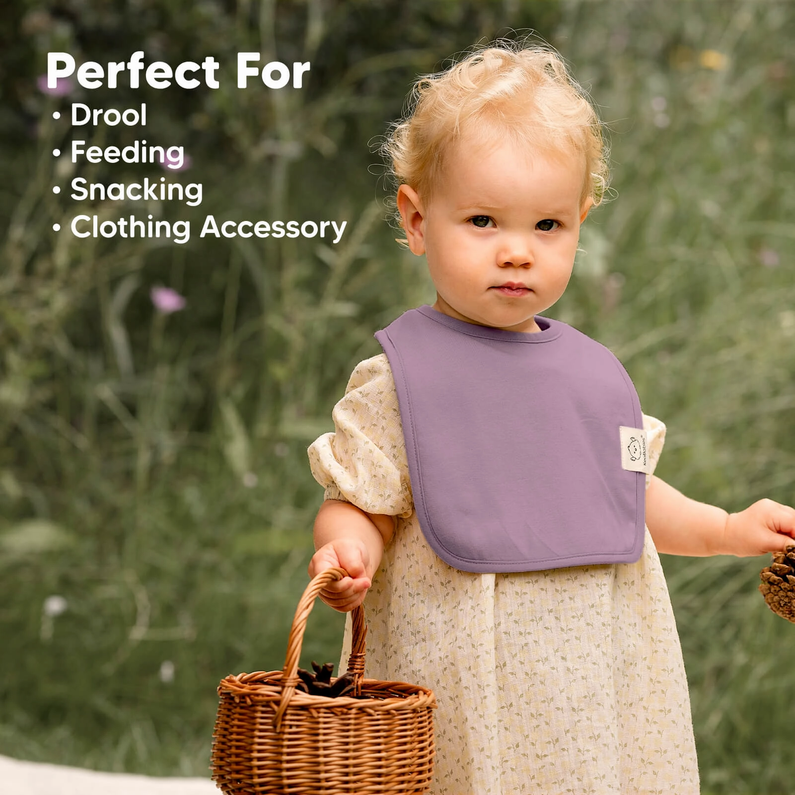 8-Pack Coast Drool Bibs (Mauve)
