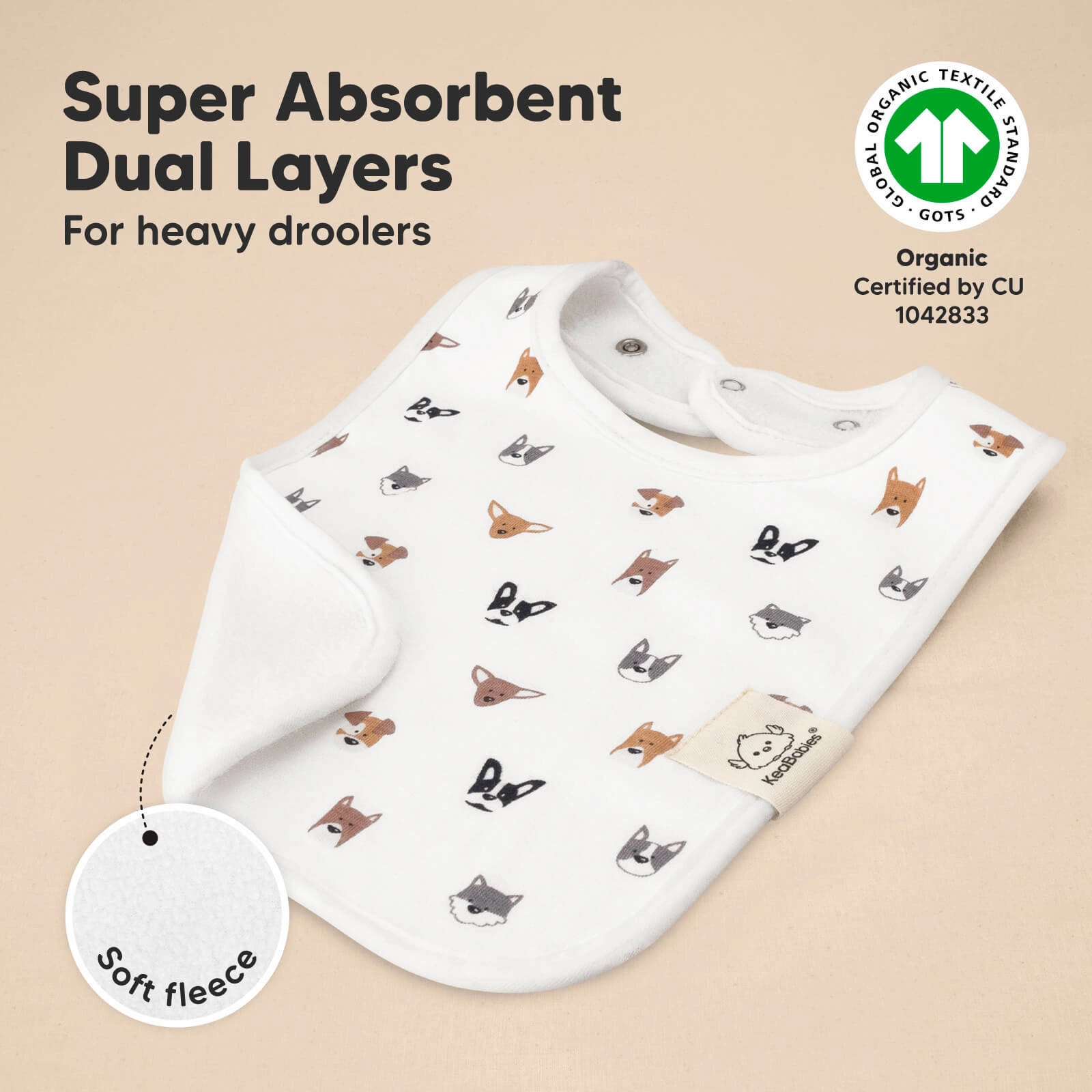 8-Pack Coast Drool Bibs (Pets & Paws)