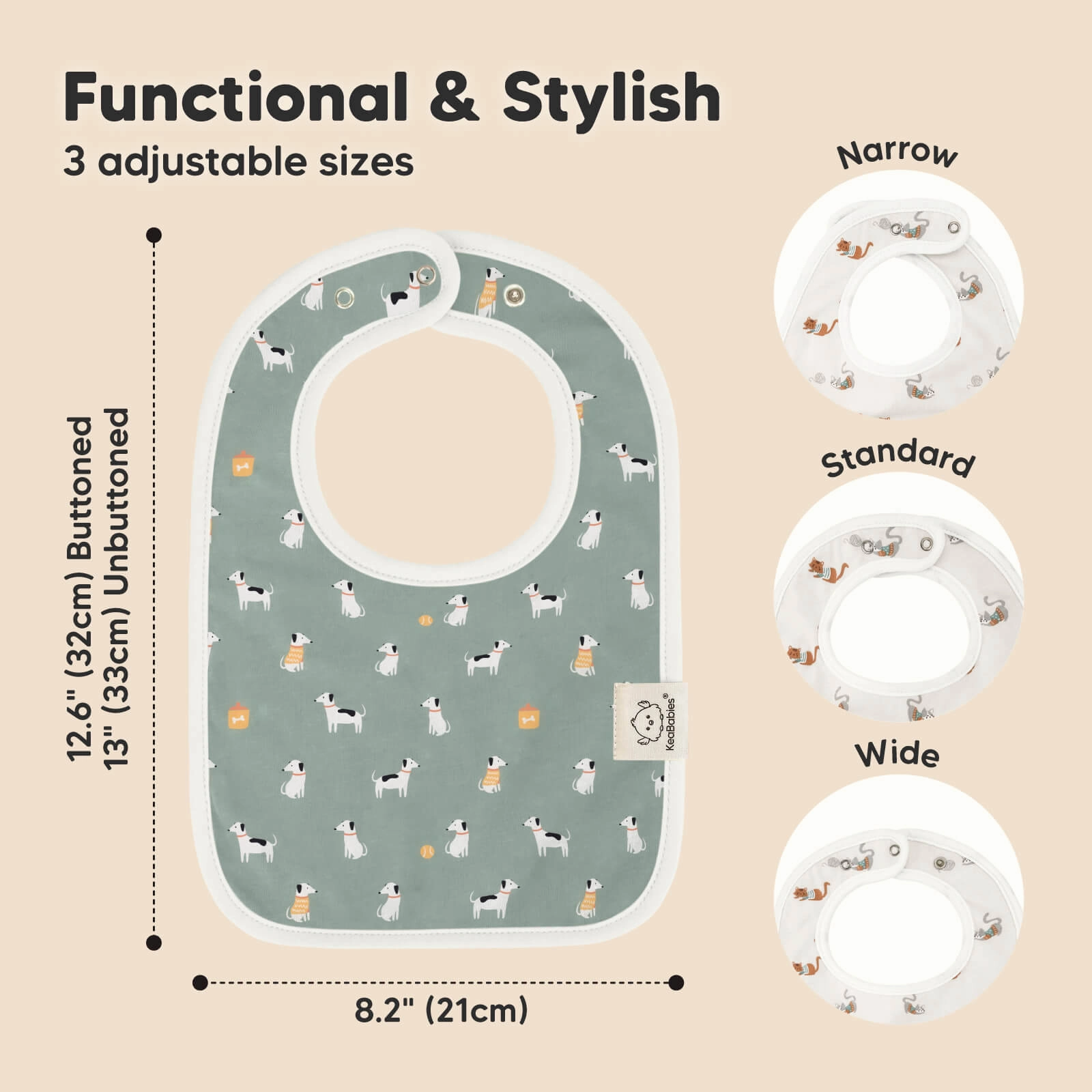 8-Pack Coast Drool Bibs (Pets & Paws)