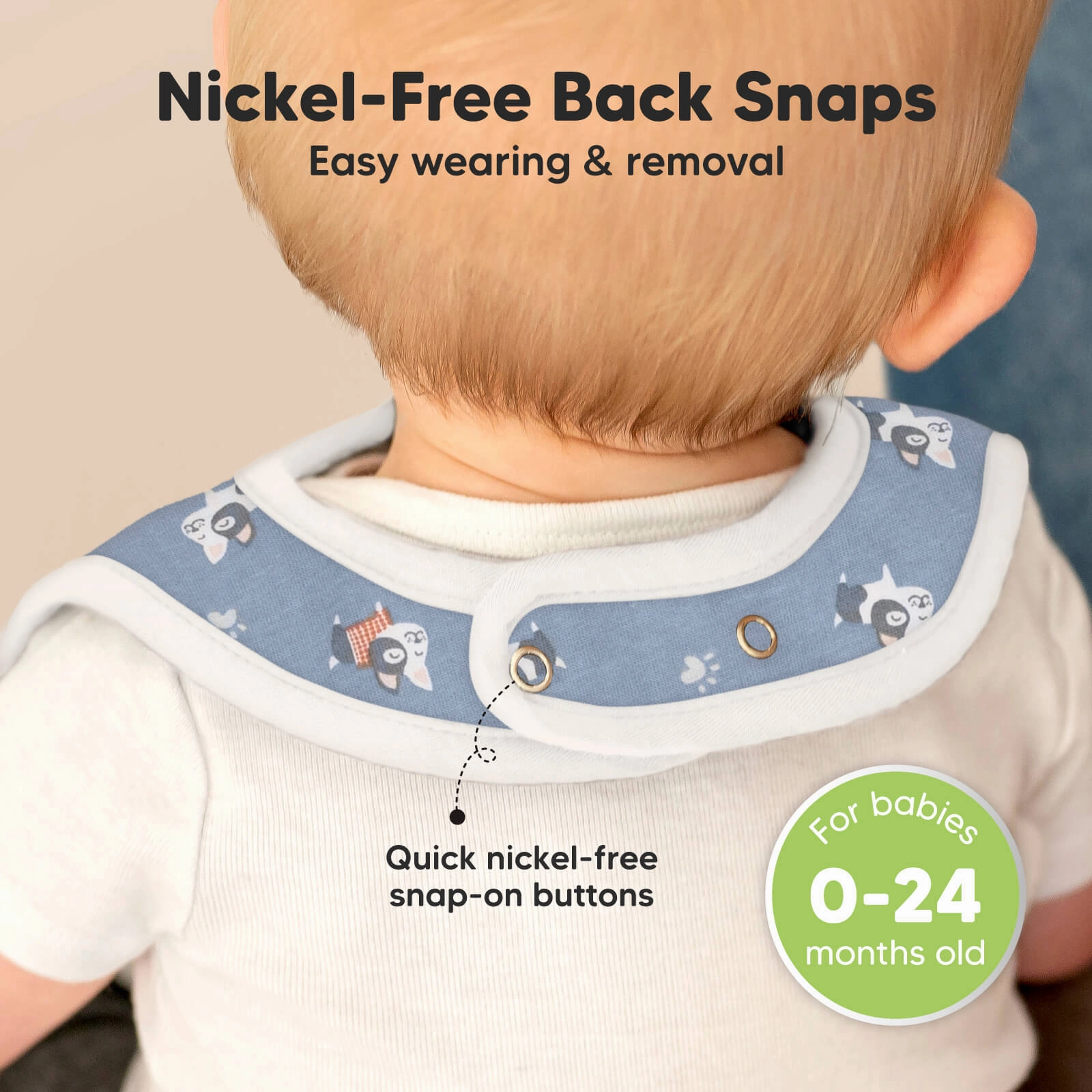 8-Pack Coast Drool Bibs (Pets & Paws)
