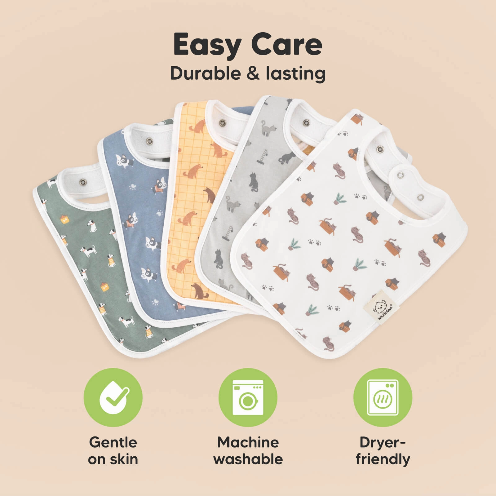 8-Pack Coast Drool Bibs (Pets & Paws)