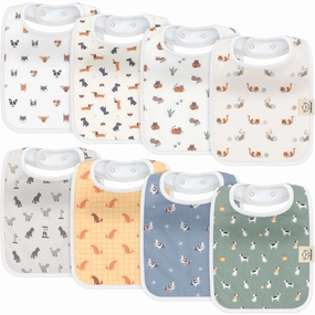 8-Pack Coast Drool Bibs (Pets & Paws)