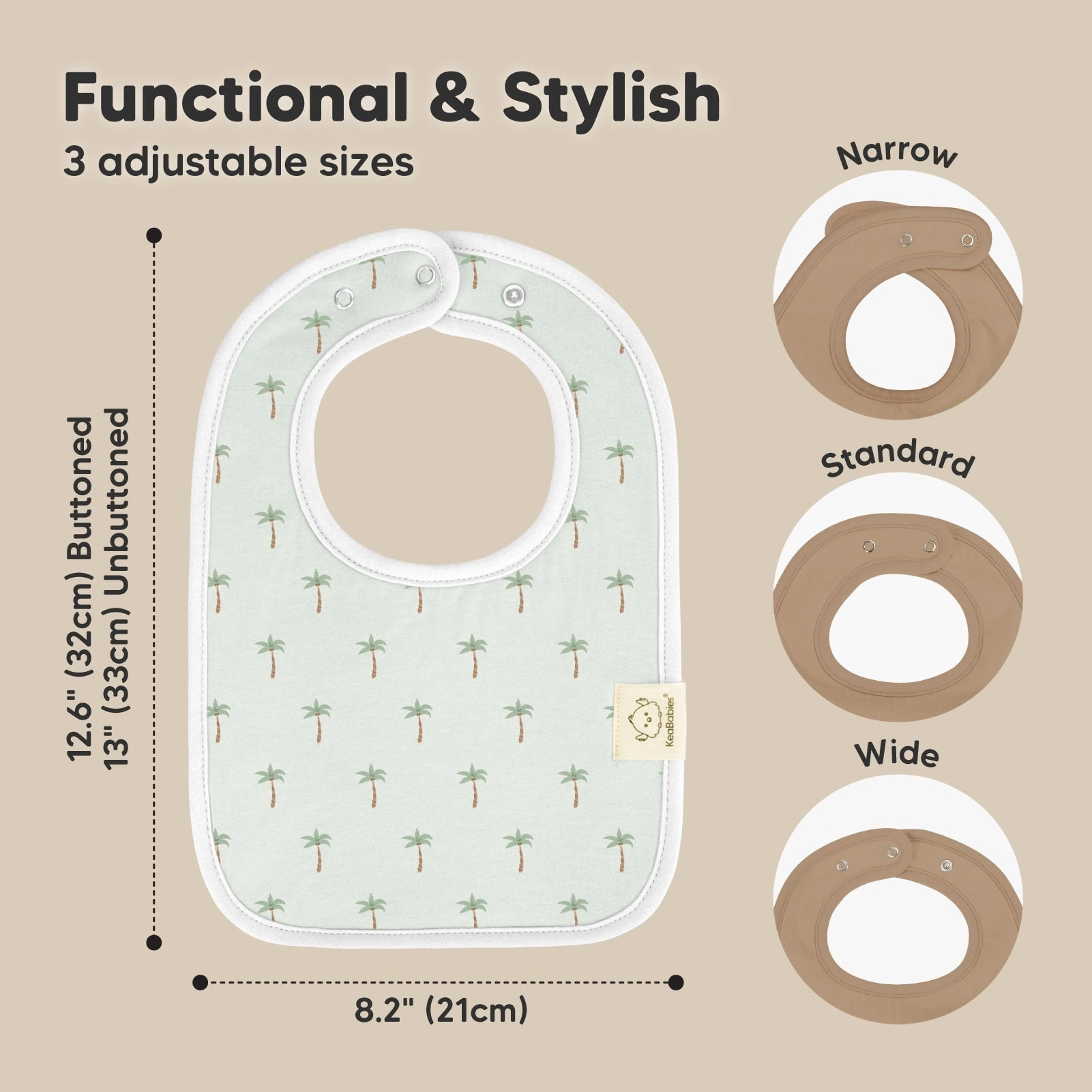 8-Pack Coast Drool Bibs (Roarsome)