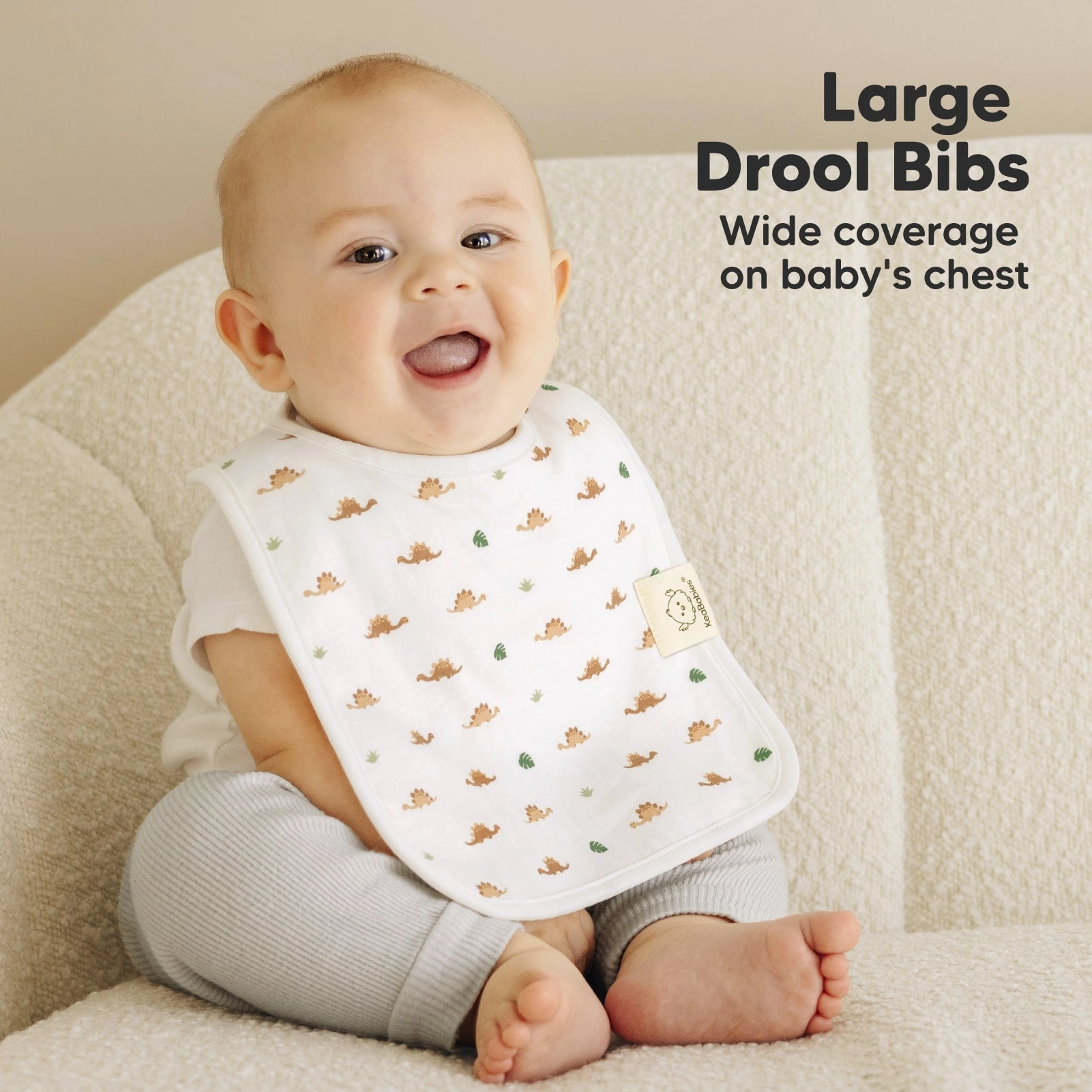 8-Pack Coast Drool Bibs (Roarsome)