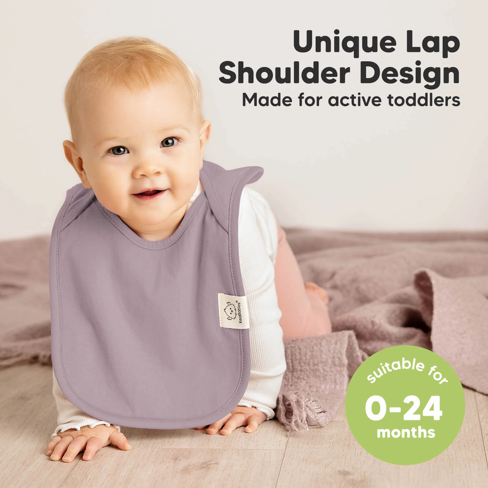 8-Pack Hallo Drool Bibs (Embrace)