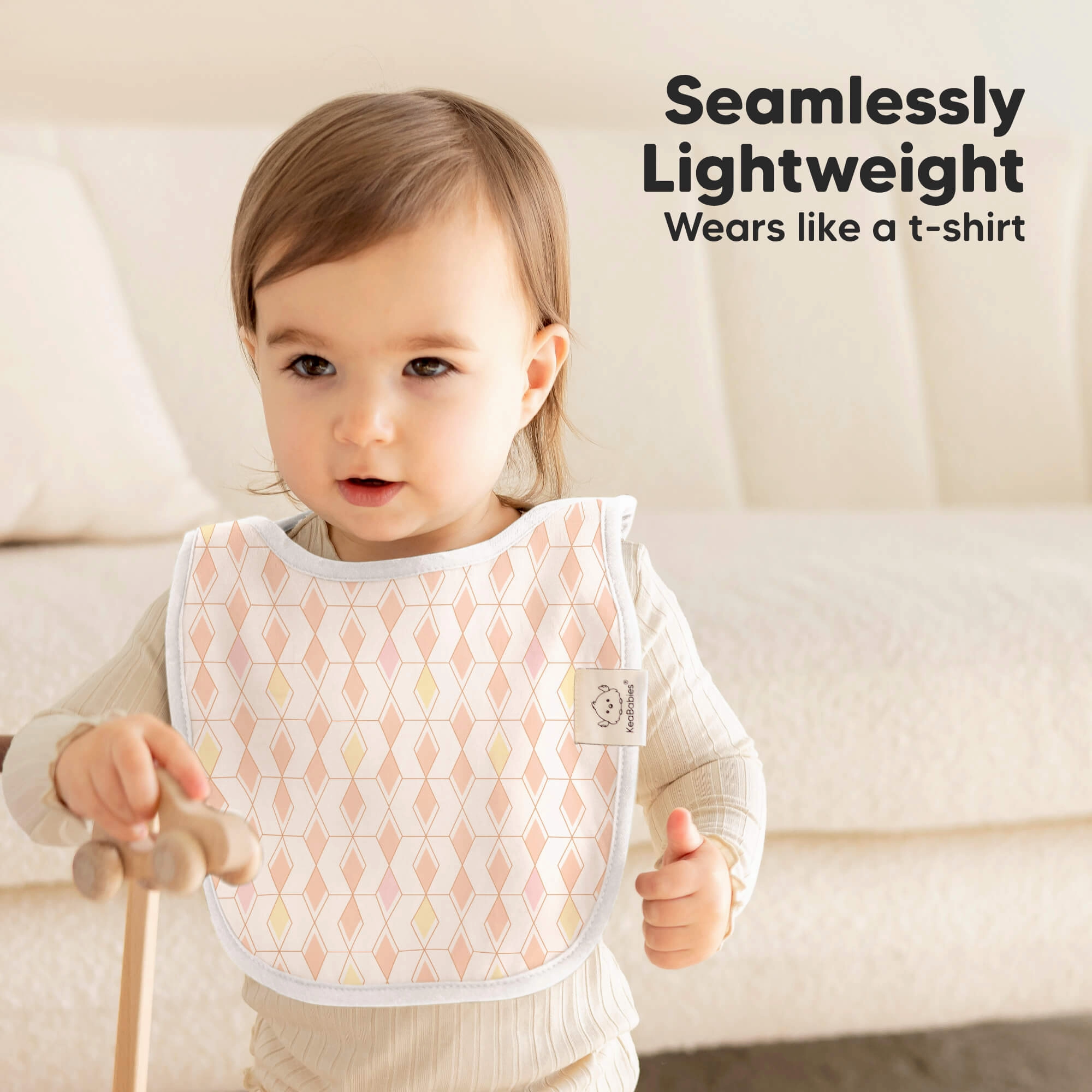 8-Pack Hallo Drool Bibs (Prism)