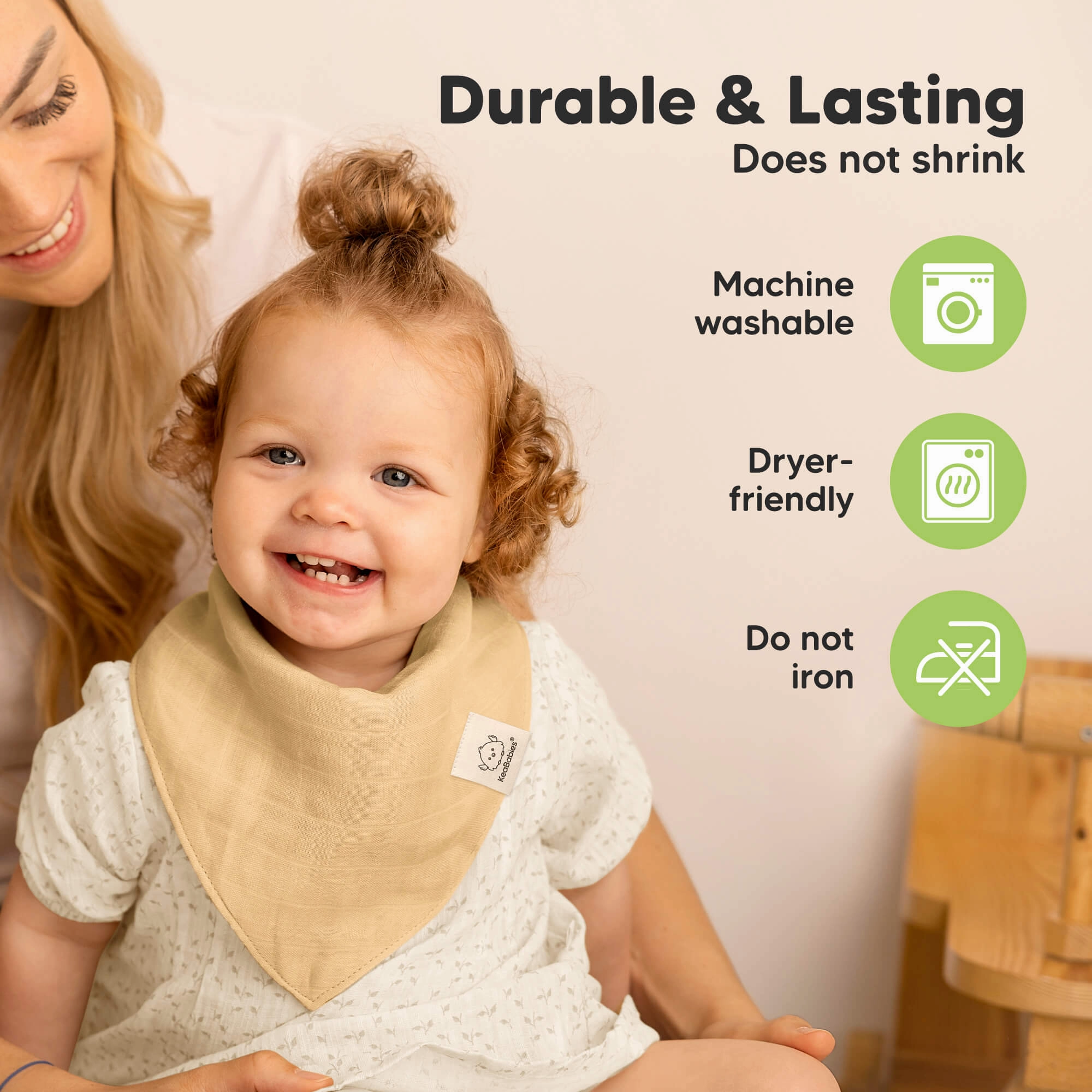 8-Pack Lumi Muslin Bandana Bibs (Primeval)