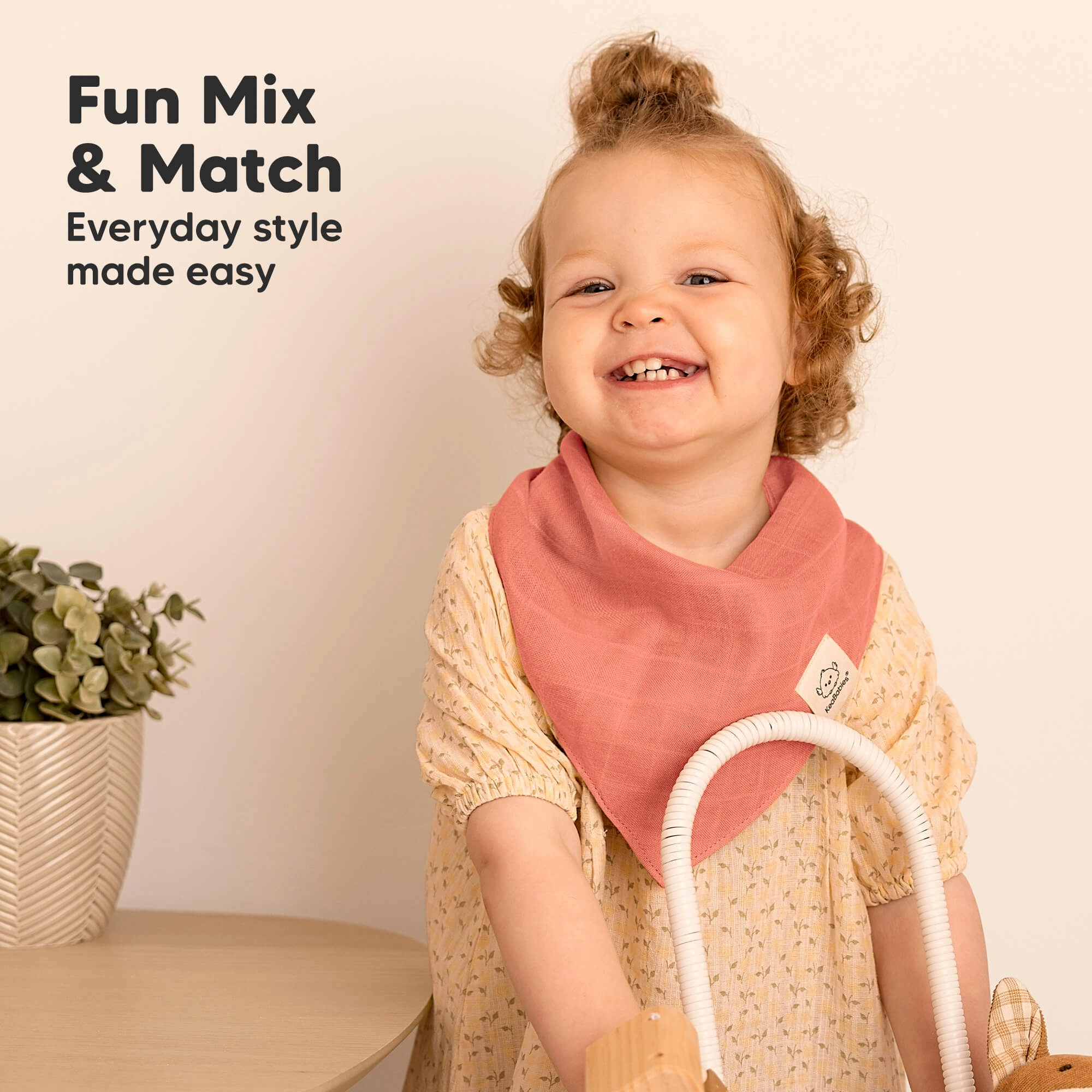 8-Pack Lumi Muslin Bandana Bibs (Primeval)