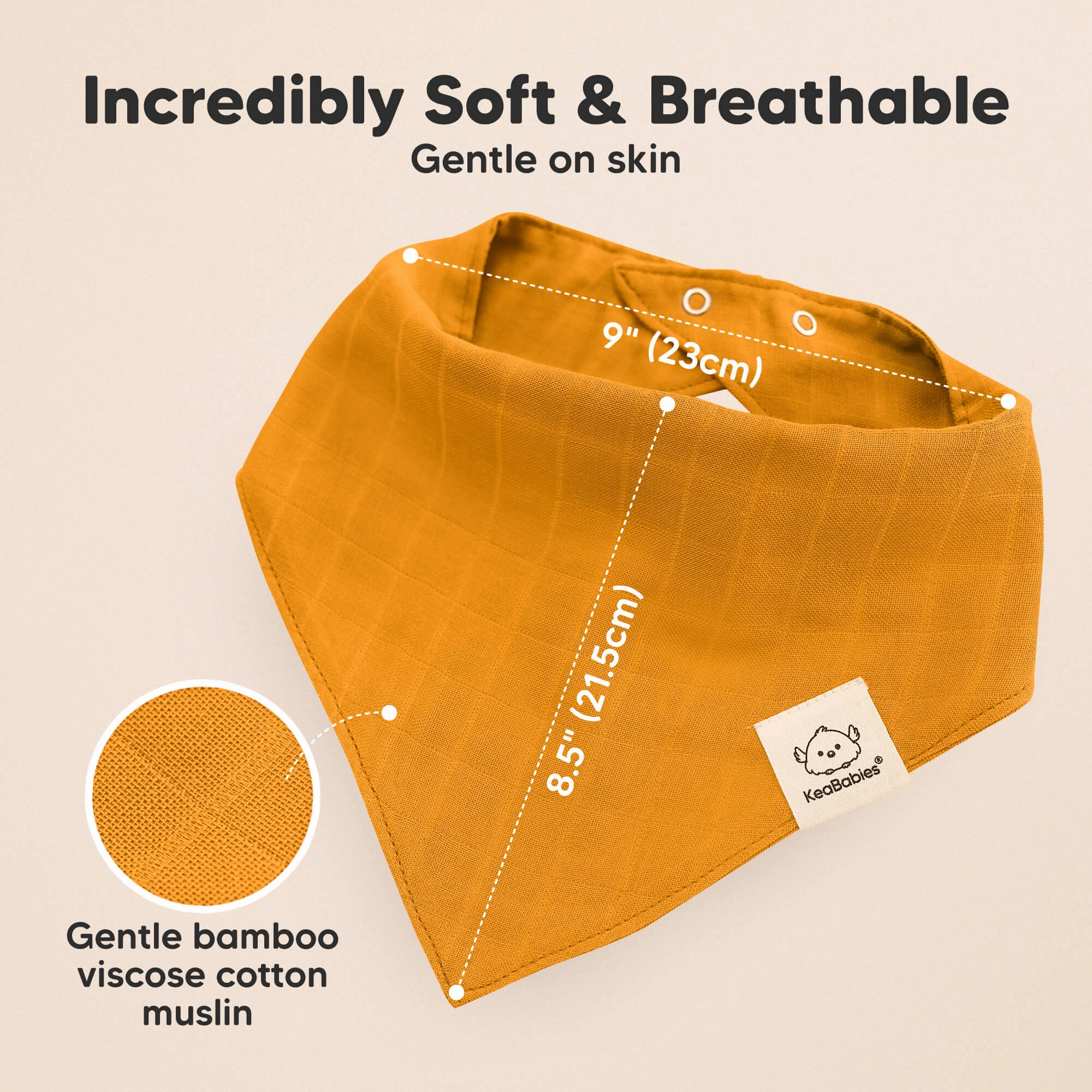 8-Pack Lumi Muslin Bandana Bibs (Primeval)