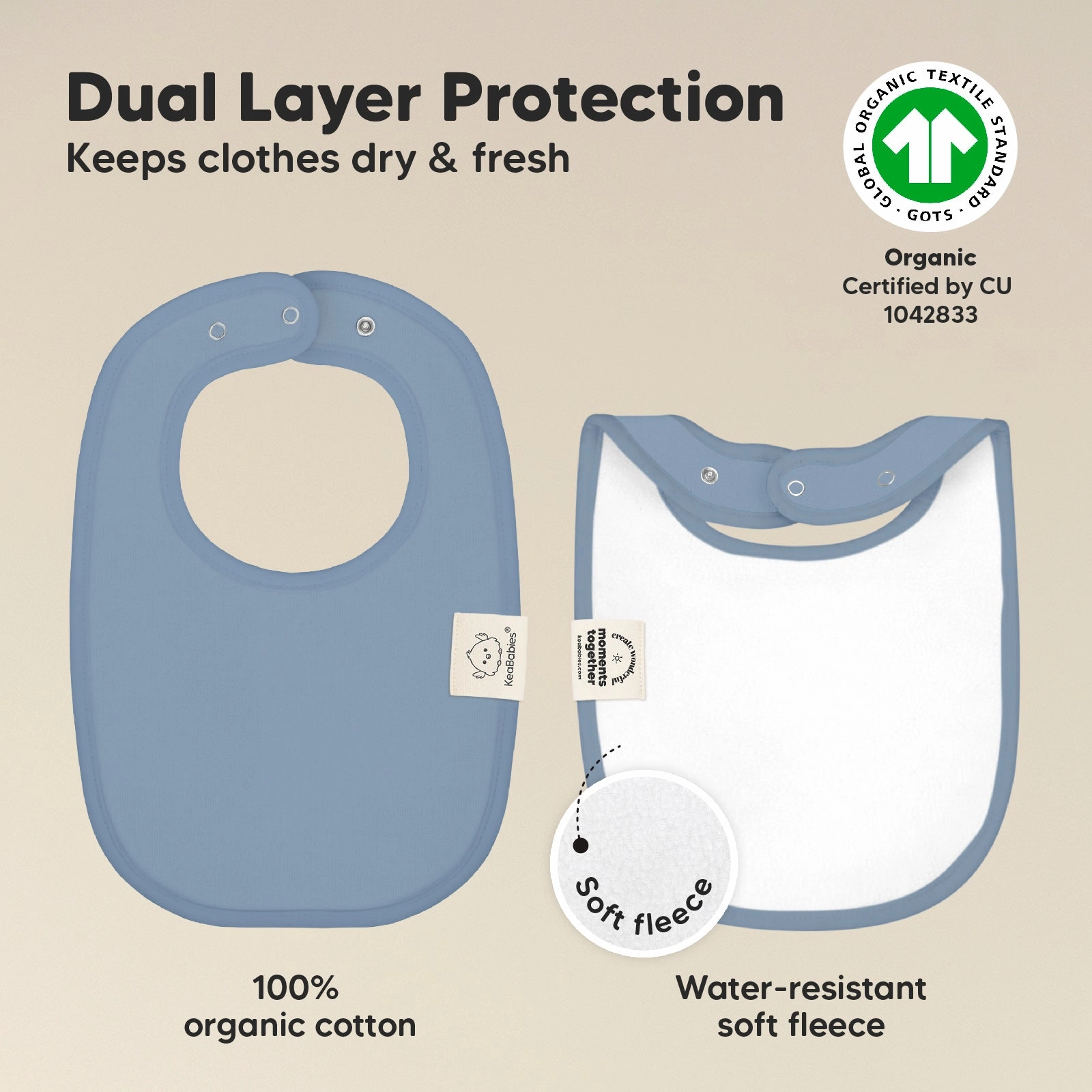 8-Pack Urban Drool Bibs (Boho)