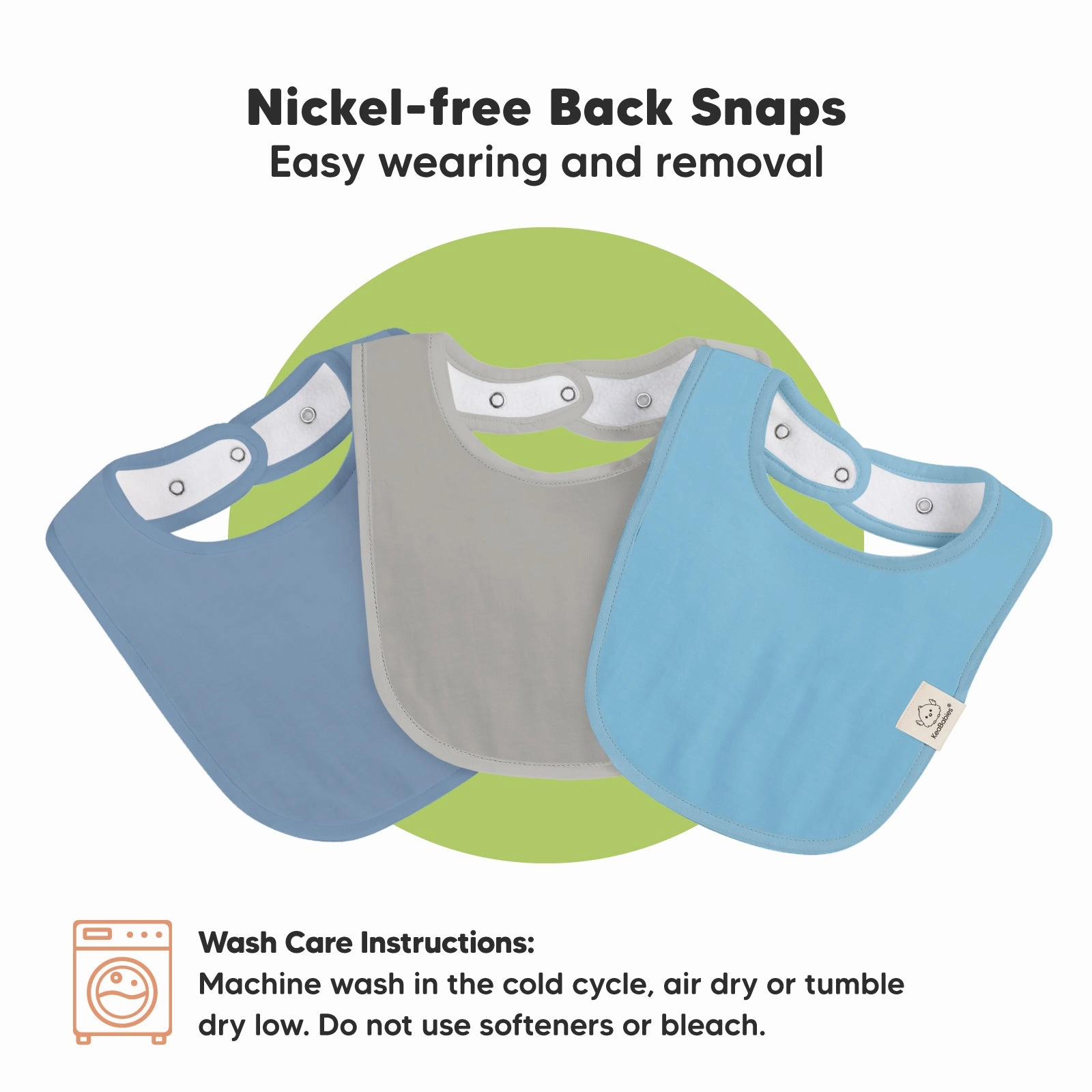 8-Pack Urban Drool Bibs (Icelandic)