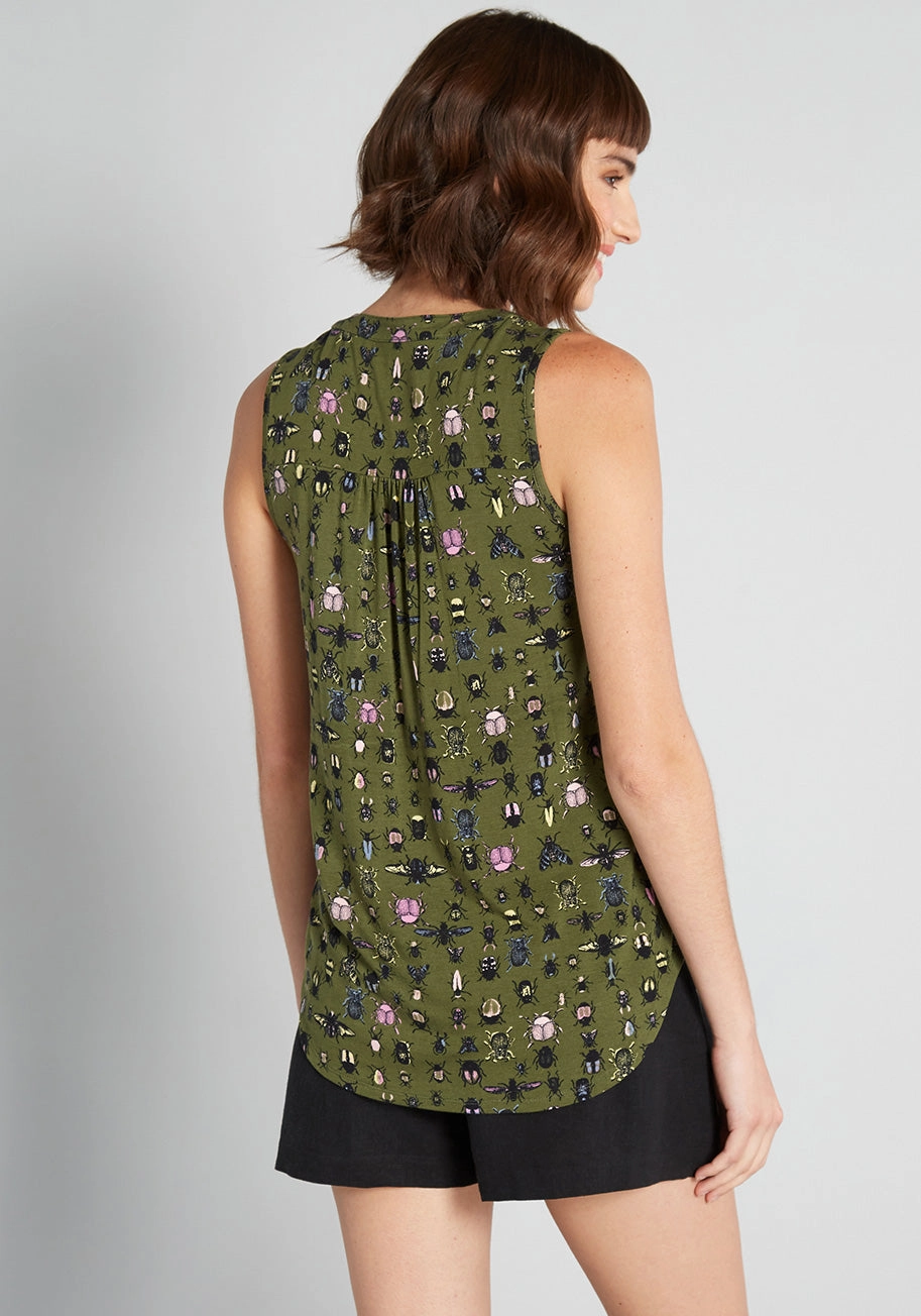 A Welcome Change Sleeveless Top