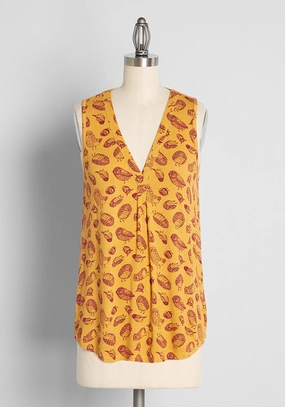 A Welcome Change Sleeveless Top