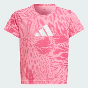 adidas AEROREADY Sport Icons Animal Print Kids Tee