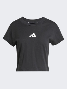Adidas Future Icons Small Logo Baby Women Sportswear T-Shirt Black