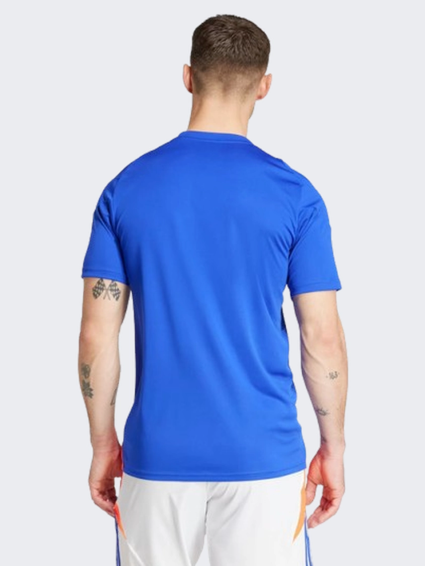 Adidas Tiro 24 Men Football T-Shirt Blue/White/Solar Red