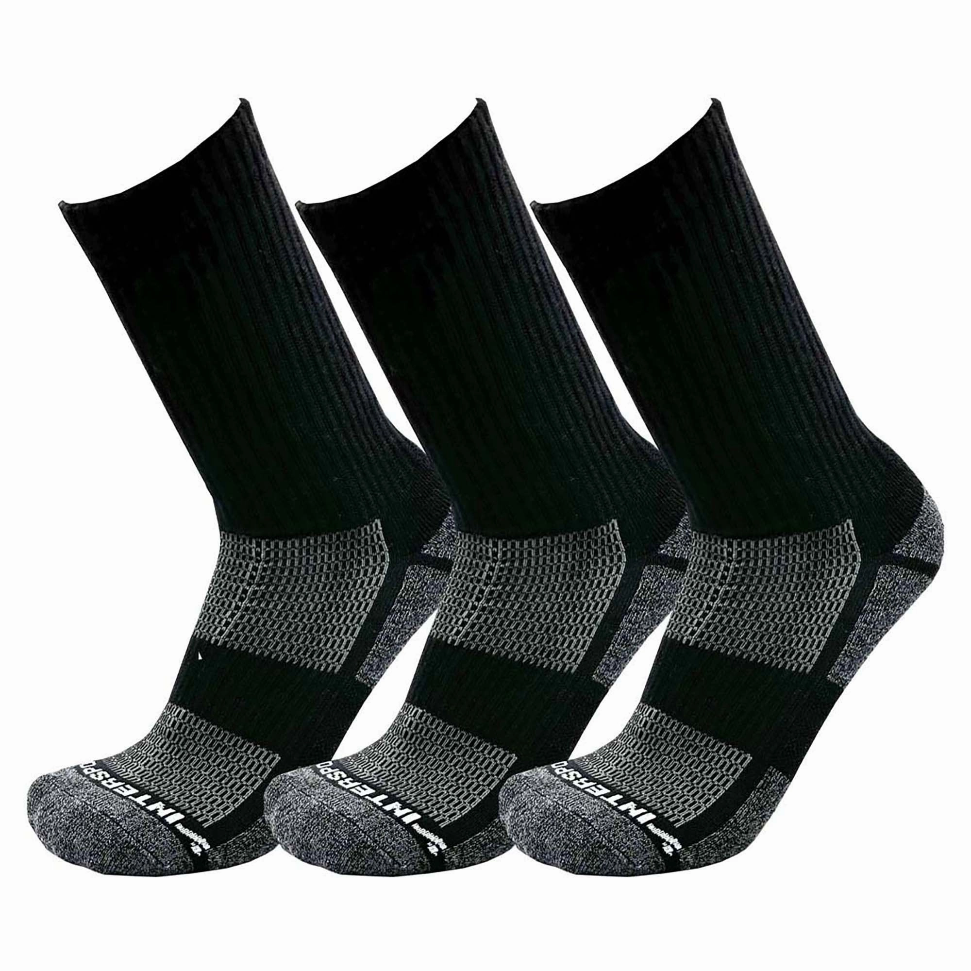 Adult's Bamboo 3 Pack Crew Socks (Medium)