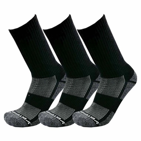 Adult's Bamboo 3 Pack Crew Socks (Medium)