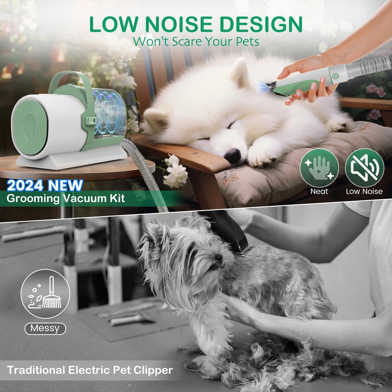 AIRROBO PG50 Plus Pet Grooming Vacuum