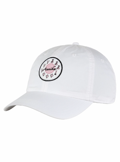 Annika Major Trophies White Lightweight Cotton Cap