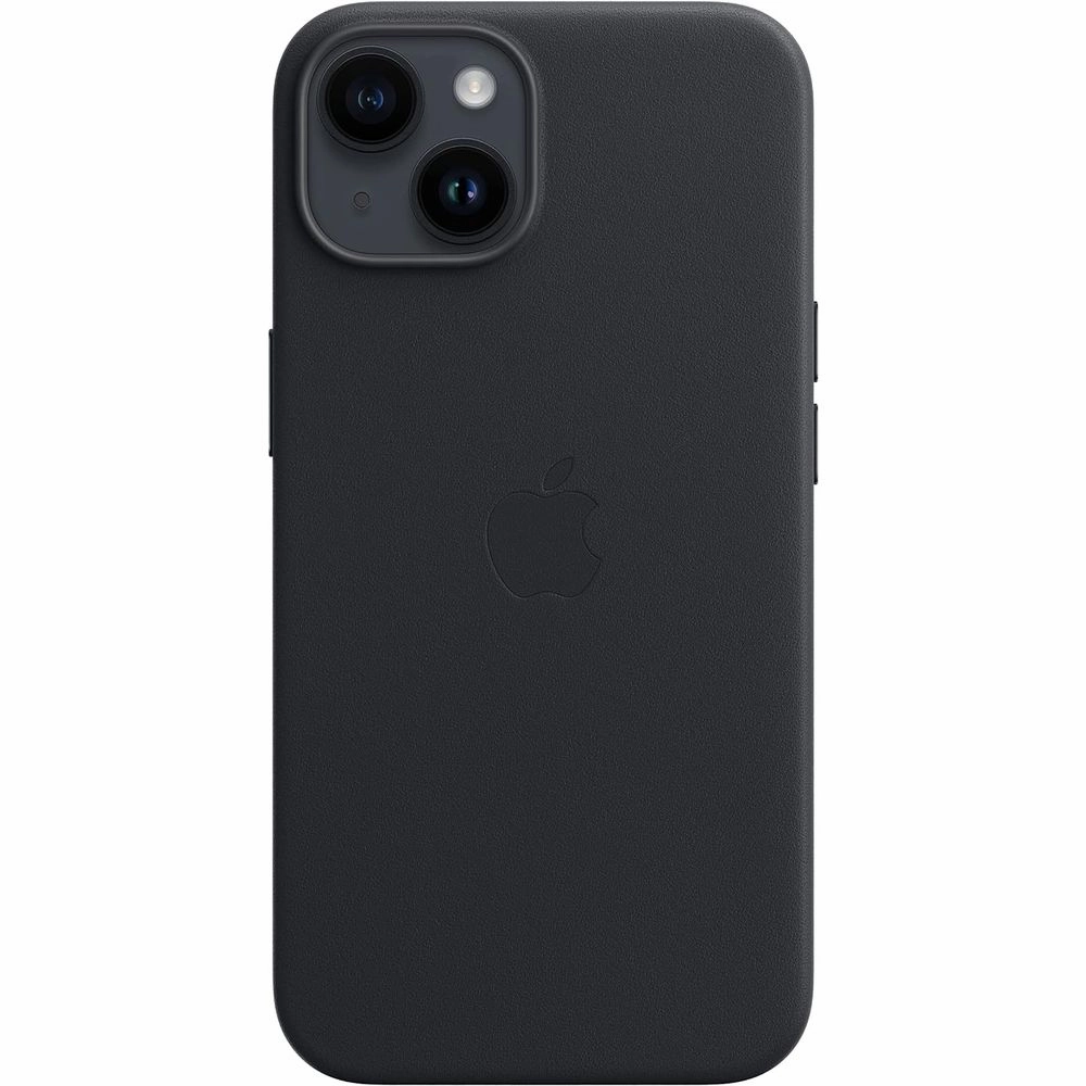 Apple MPP43ZM/A iPhone 14 Leather Case with MagSafe - Midnight