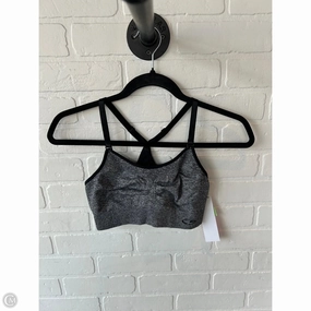 Athletic Bra By C9 By Champion In Black & Grey, Size: M