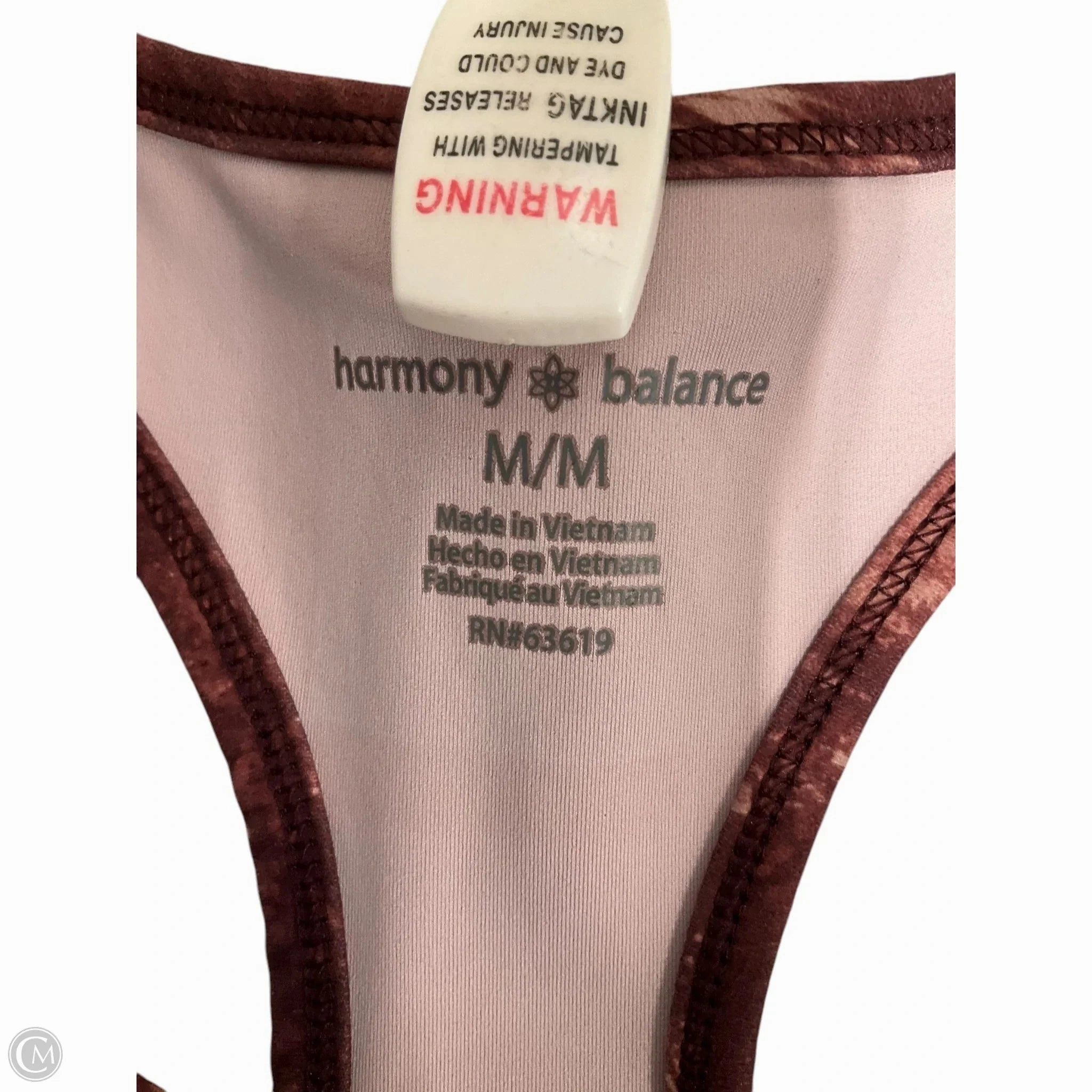 Athletic Bra By Clothes Mentor In Red. Size: M