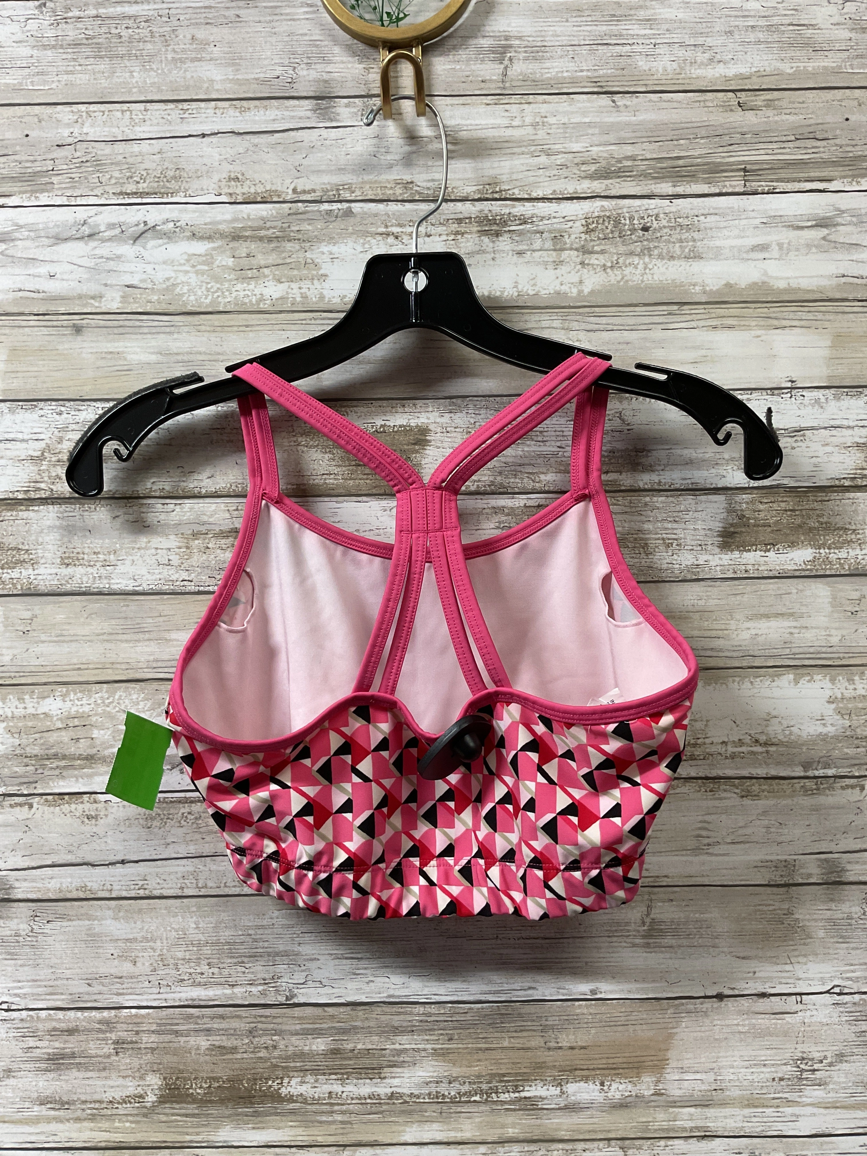 Athletic Bra By Tommy Hilfiger In Pink & Red. Size:S