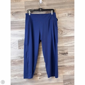 Athletic Capris By Clothes Mentor In Navy. Size: L