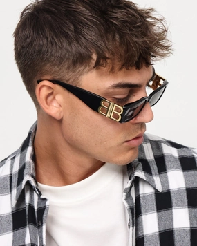 Balenciaga BB0096S001 Black/Gold