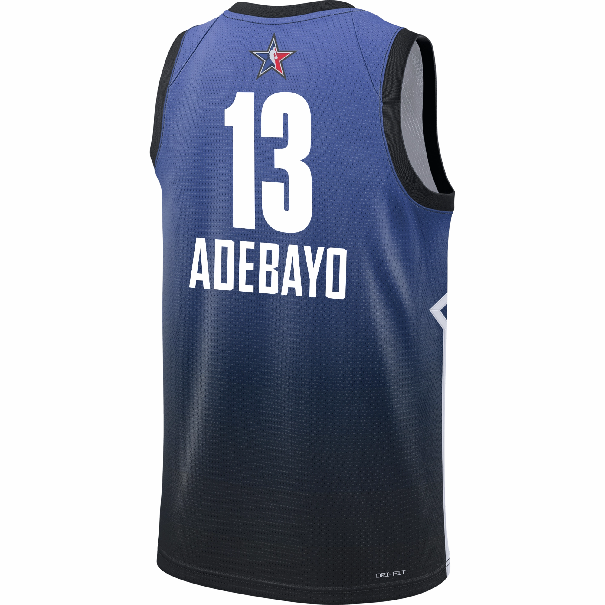 Bam Adebayo Jordan Brand Sapphire 2023 All Star Swingman Jersey